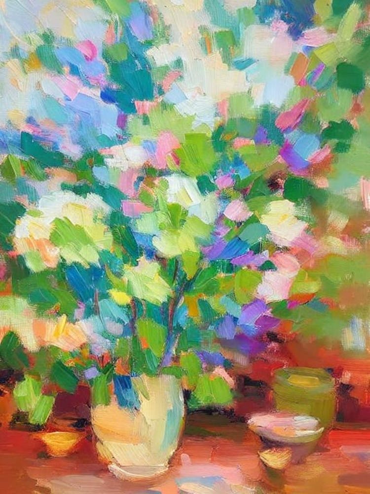 Elephant Ear 2 Impressionist Painting