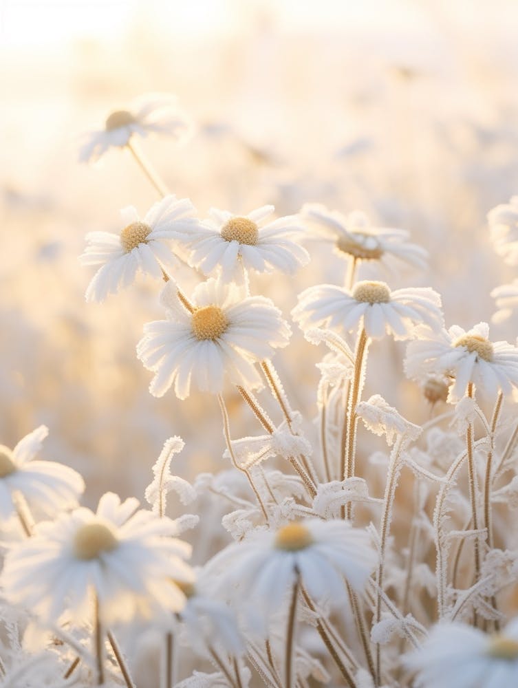 Frosty Botanical Oxeye Daisy 2