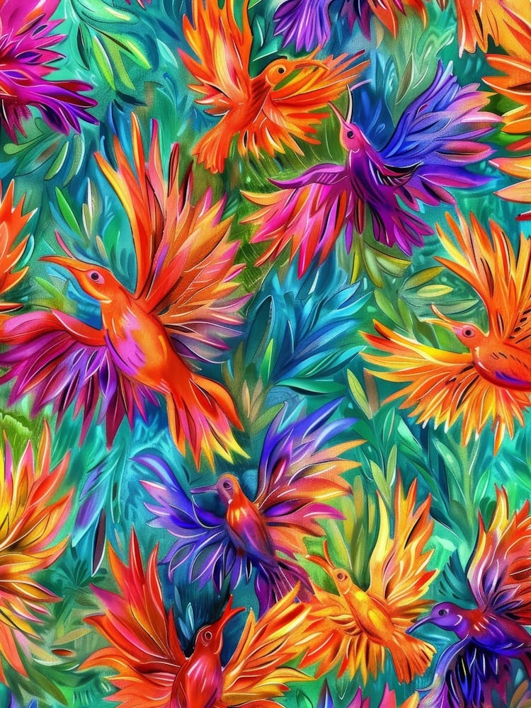 Colorful Hummingbirds