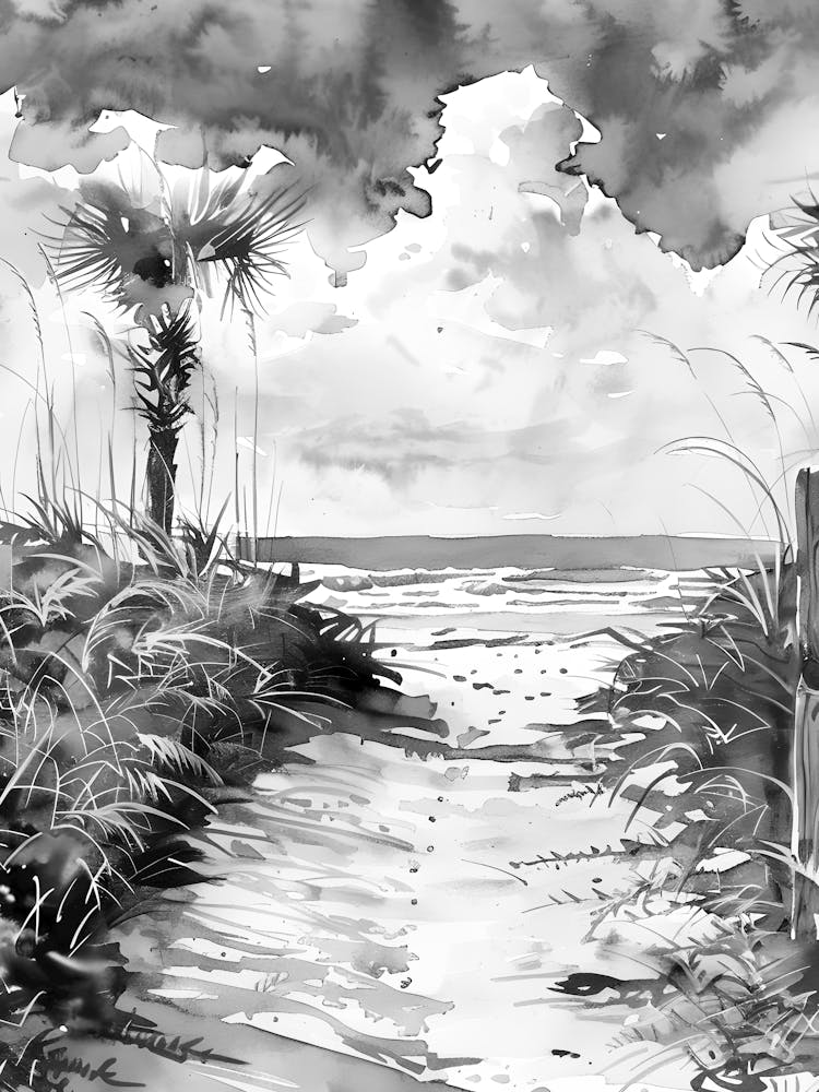 Black And White Painting 67