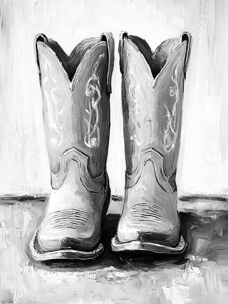 Cowboy Boots Canvas Print
