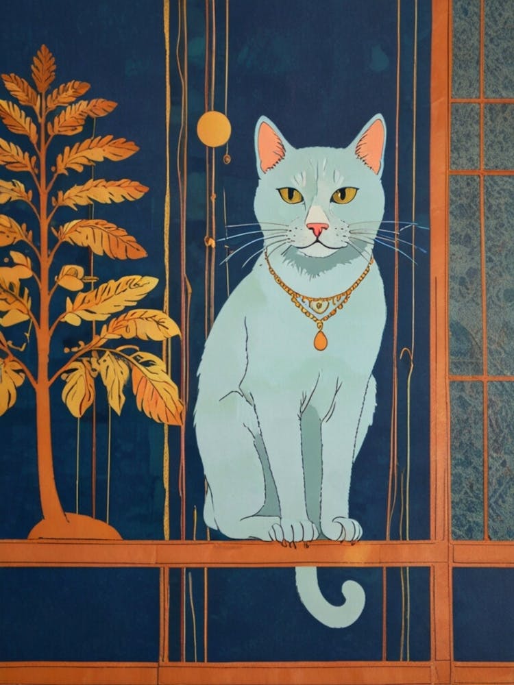 Cat On A Window Sill