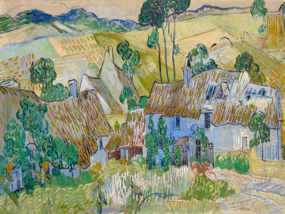 Farms Near Auvers (1890), Vincent Van Gogh