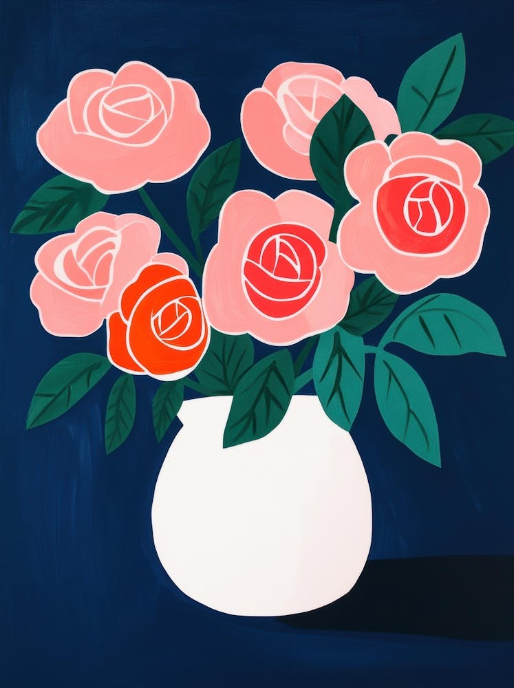 Roses In A Vase 17