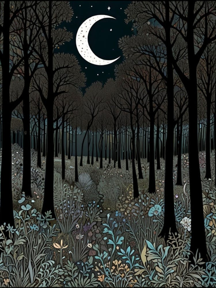 William Morris Night In The Woods 27
