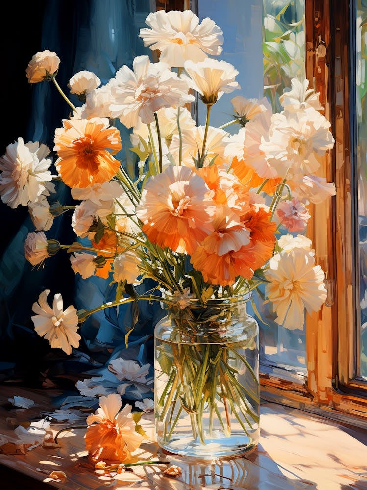 Impressionist Beautiful Flowers