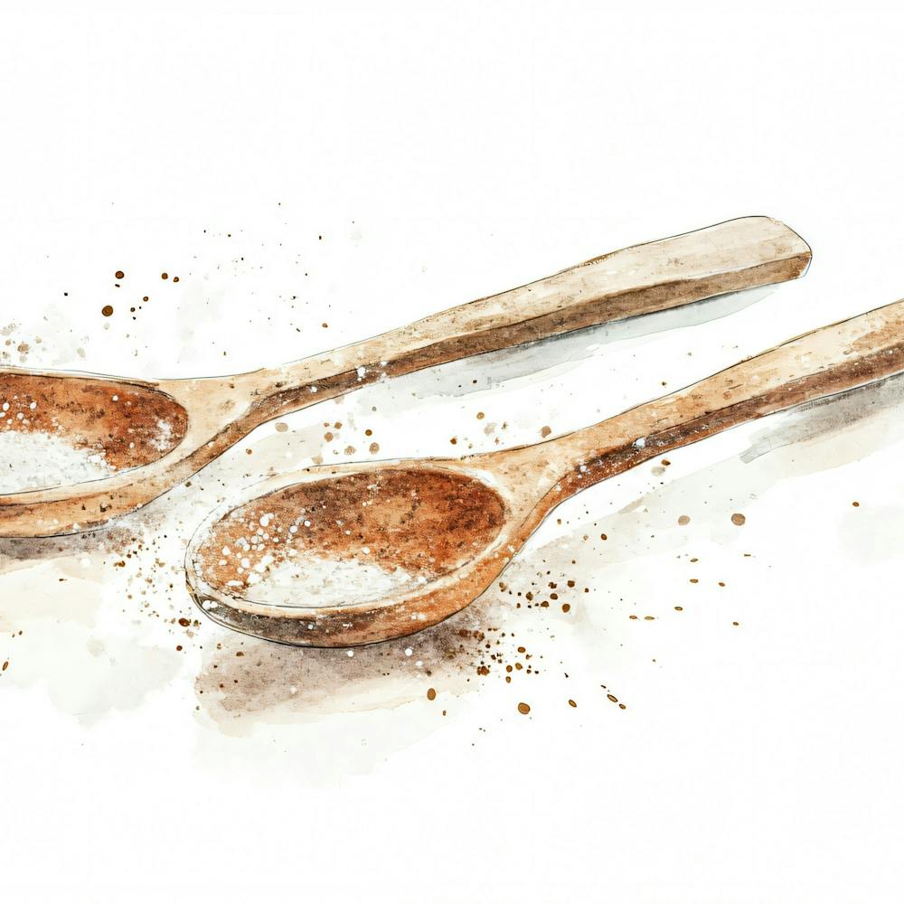 Watercolor Spoons With Sprinkles