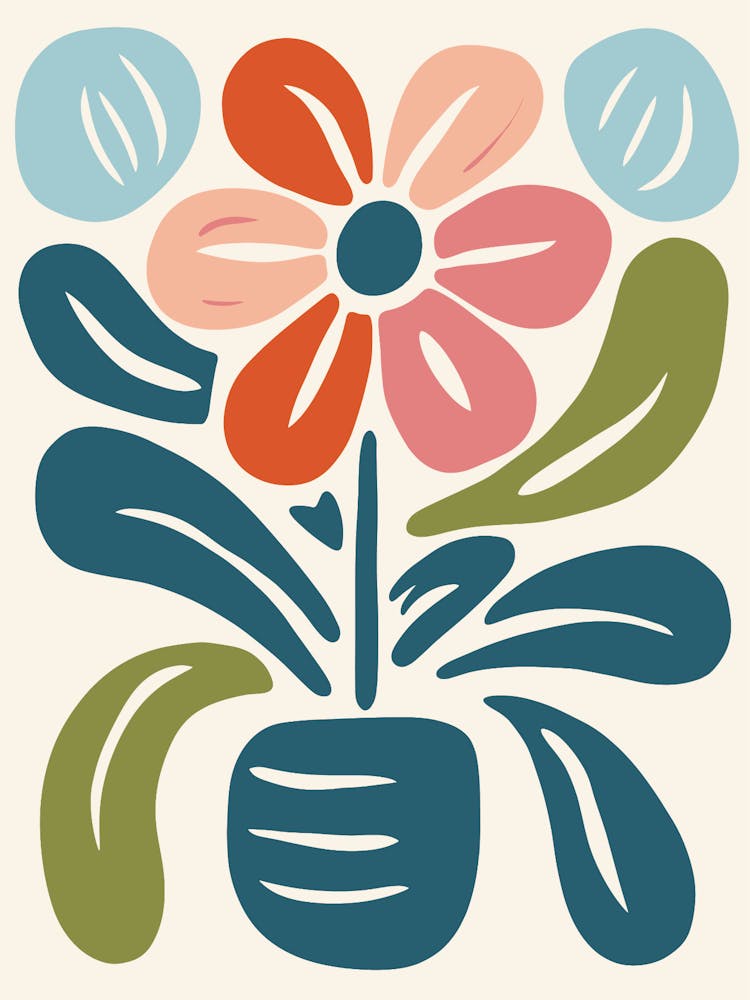 Flower In A Pot 1
