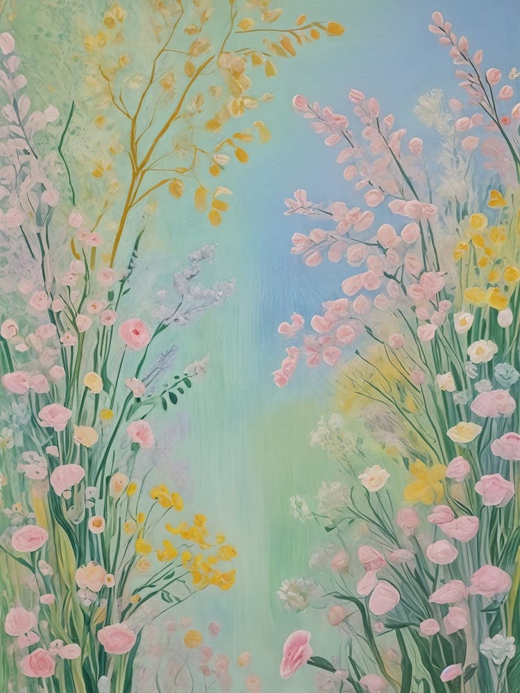 Abstract Garden Of Flowers