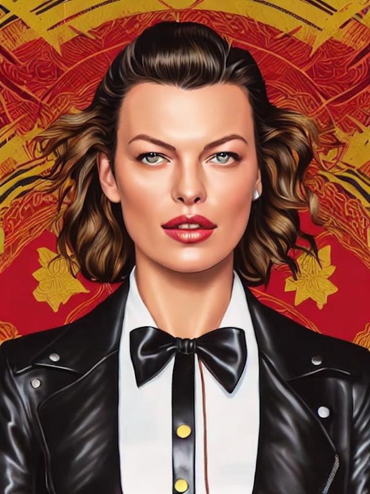 Milla Jovovich Illustration Movies