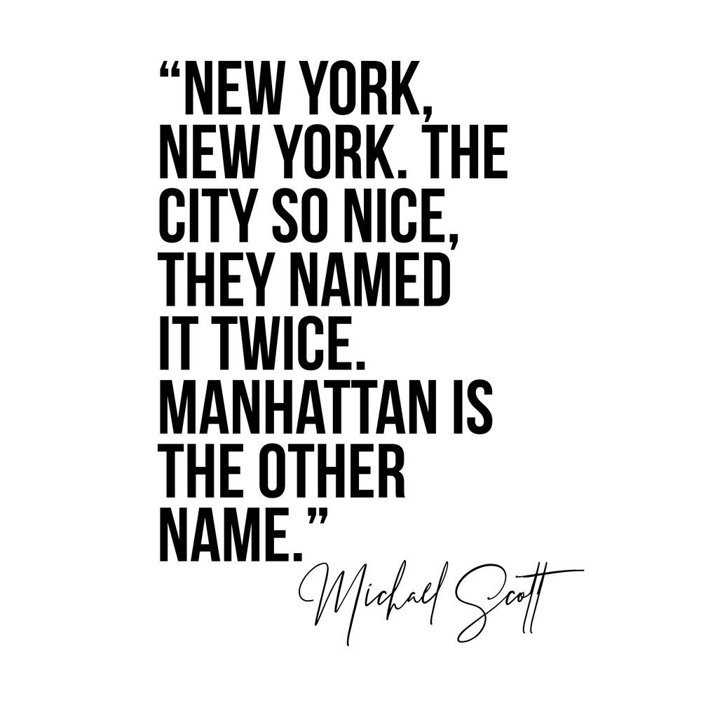 New York New York The City So Nice They Named It Twice