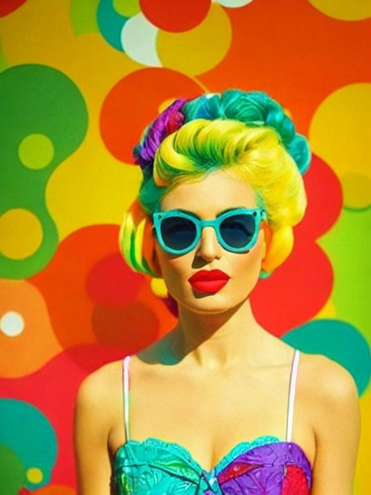 Paloma Mami Colourful Pop Art