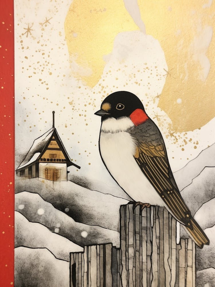 Bird Illustration Chimney Swift 1