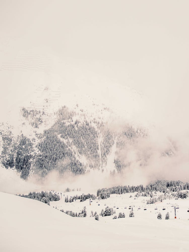 Austrian Alps In Winter