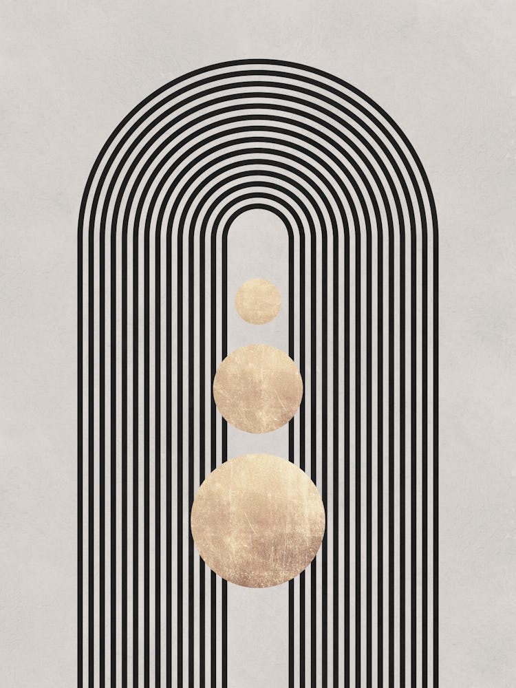 Gold and geometric lines 2