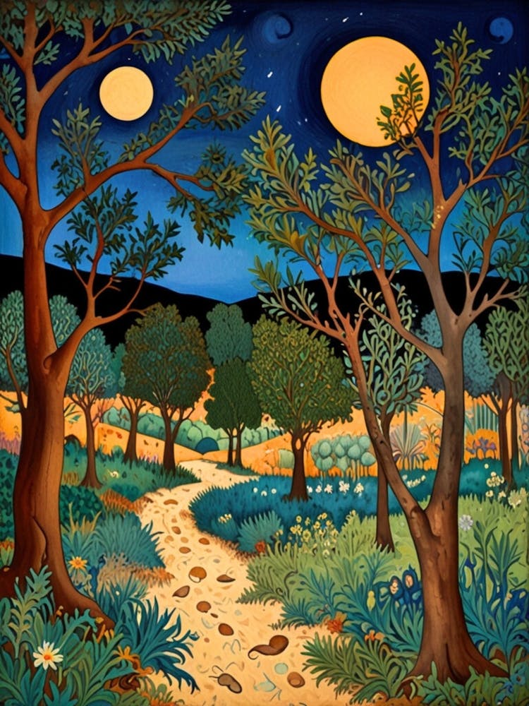 William Morris Path To The Moon 4