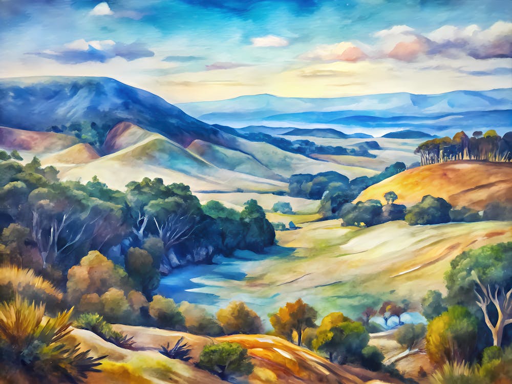 Van Gogh Kosciuszko National Park Australia