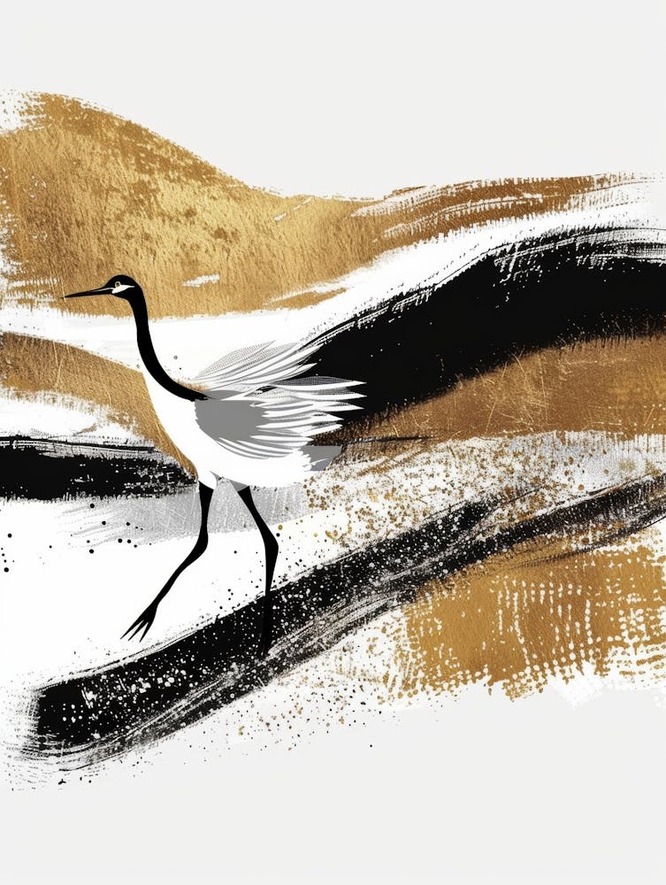 Crane Canvas Print 1