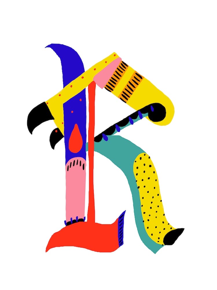 R