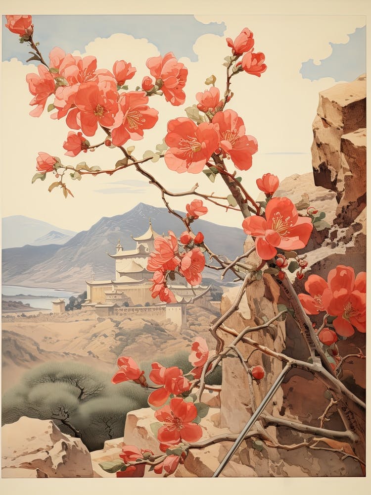 Japanese Quince Victorian Style 1