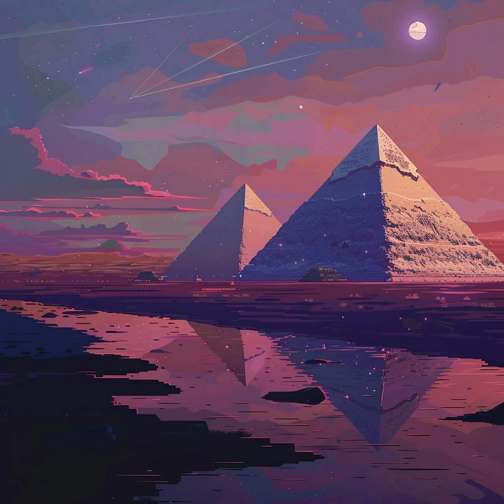A Pyramids Of Giza Lofi Illustration 1719955209 2