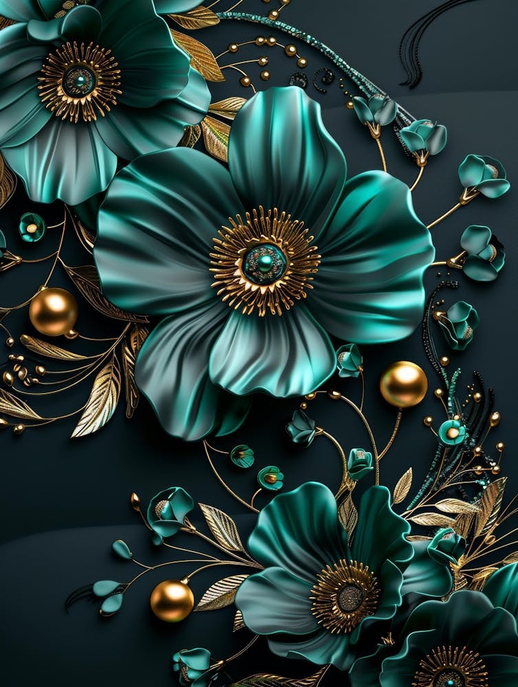 Emerald Green Flowers
