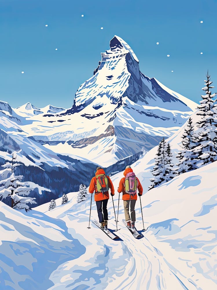 Are, Sweden, Ski Resort Illustration 5