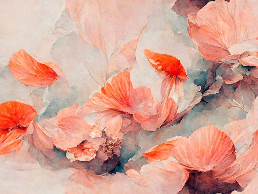 Flowers In Wind