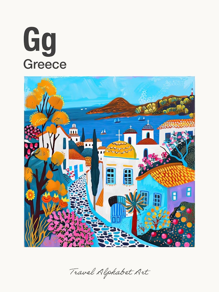 Kids Travel Alphabet  Greece 2