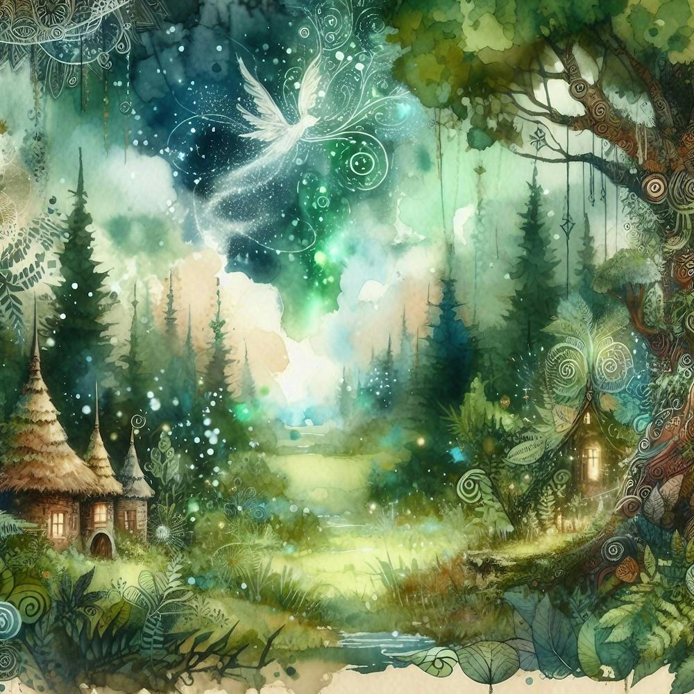 Fairy House In The Forest