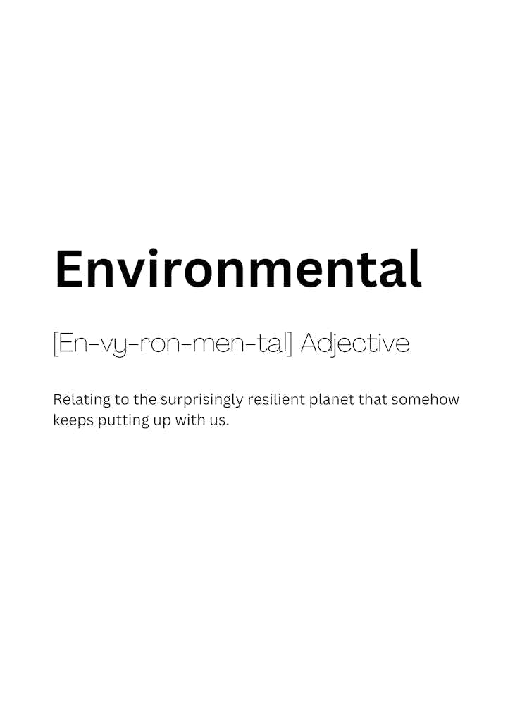 Environmental Definition Meaning 1