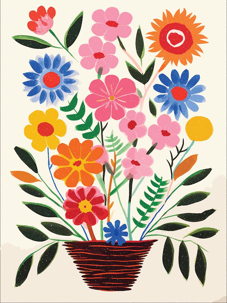 Fleurs Dans Un Panier
