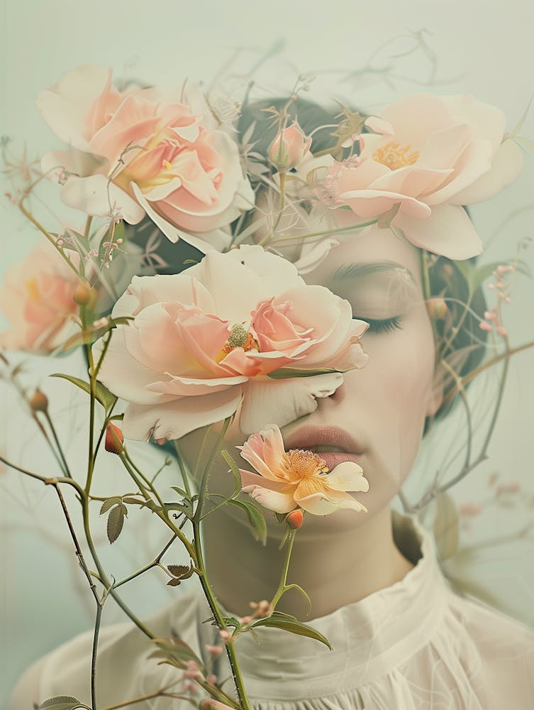 Girl With Flowers