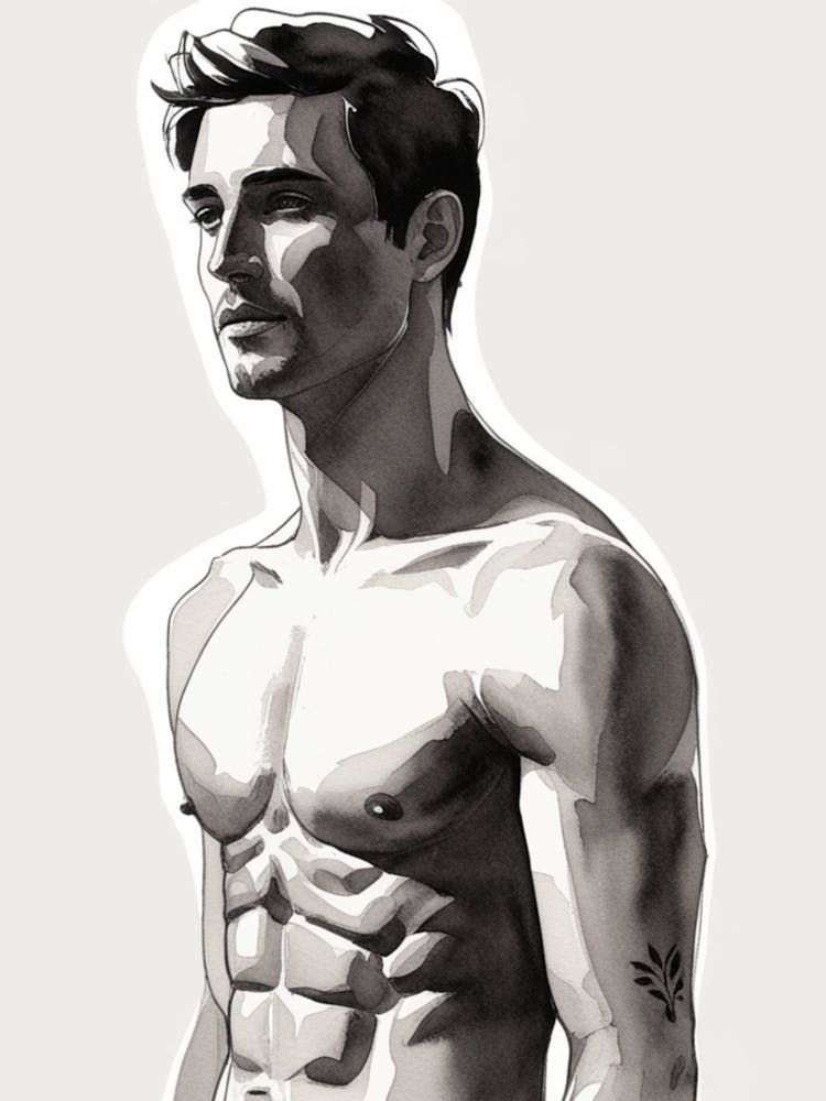 Shirtless Man