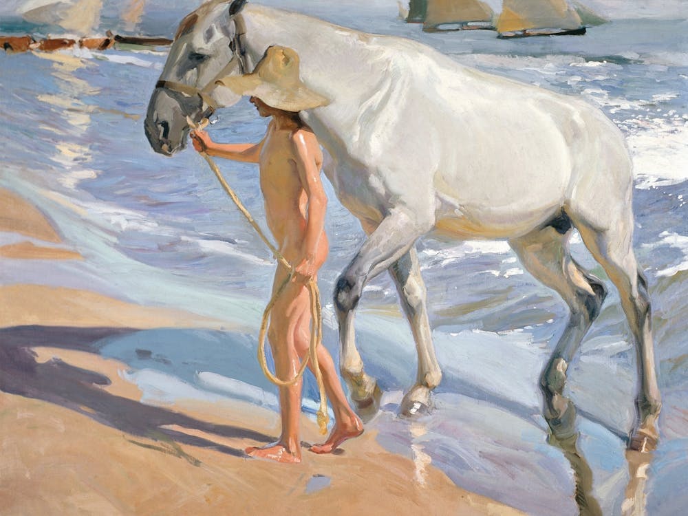 The Horse’s Bath, Joaquín Sorolla