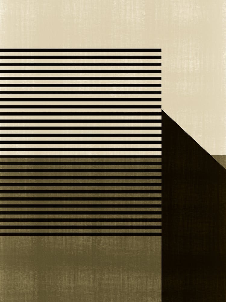 Modern Abstract Brown And Black B