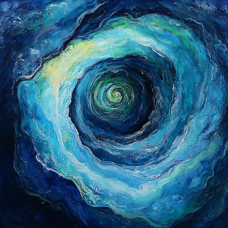 Blue And Green Swirl 1