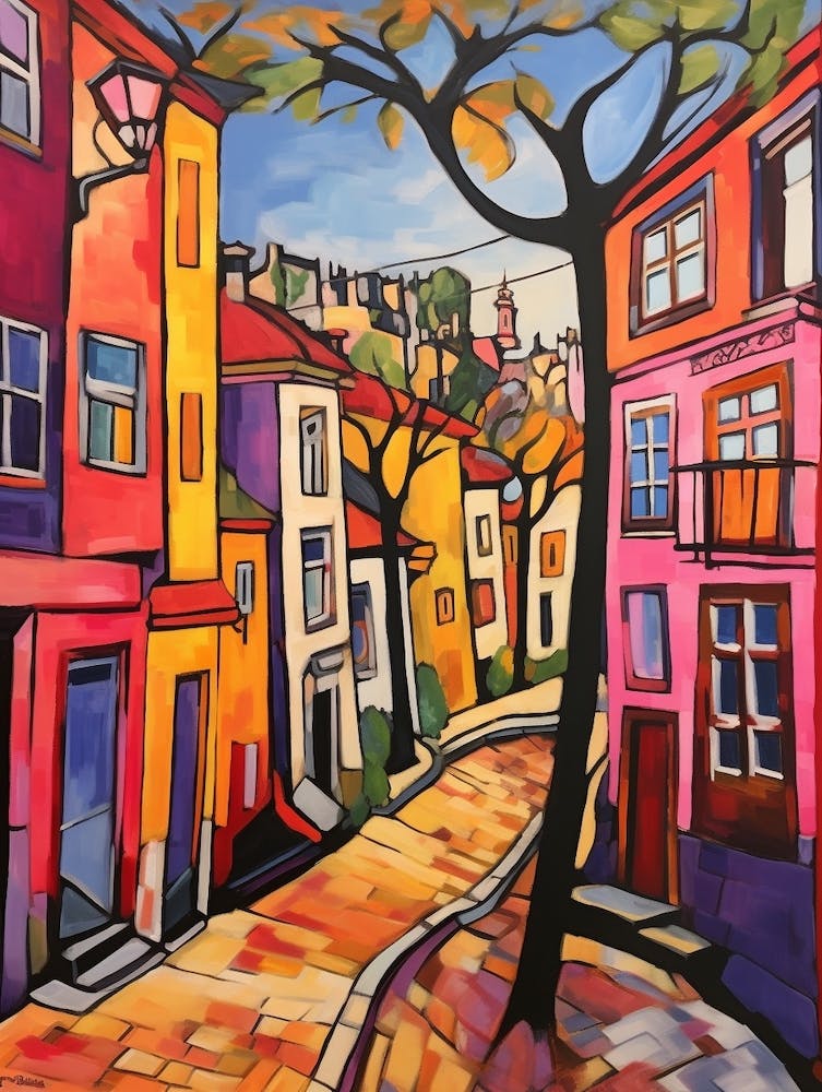 Porto Portugal 1 Fauvist Painting
