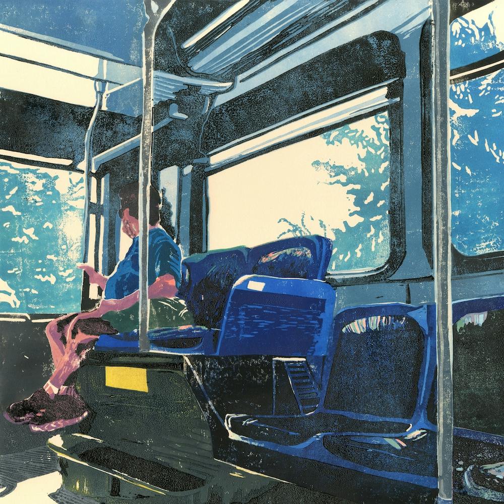 \Sandwich Cape Cod Reduction Linocut