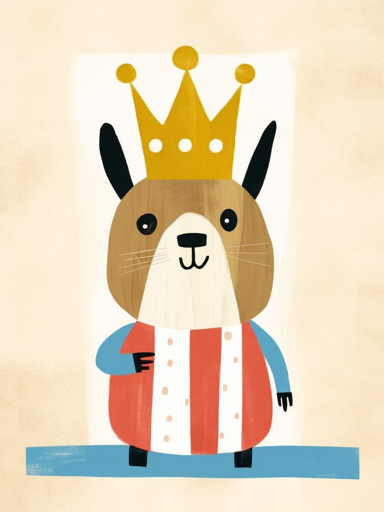 Little Chipmunk 3 Wearing A Crown