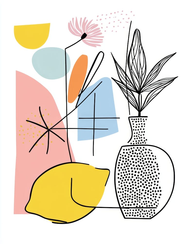 Lemons In A Vase 2