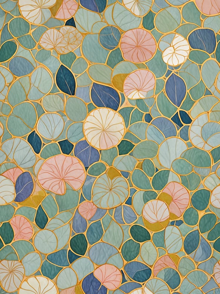Water Lilies Mosaic no1