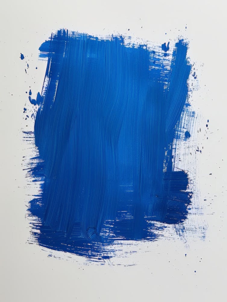 Blue Paint Splatter