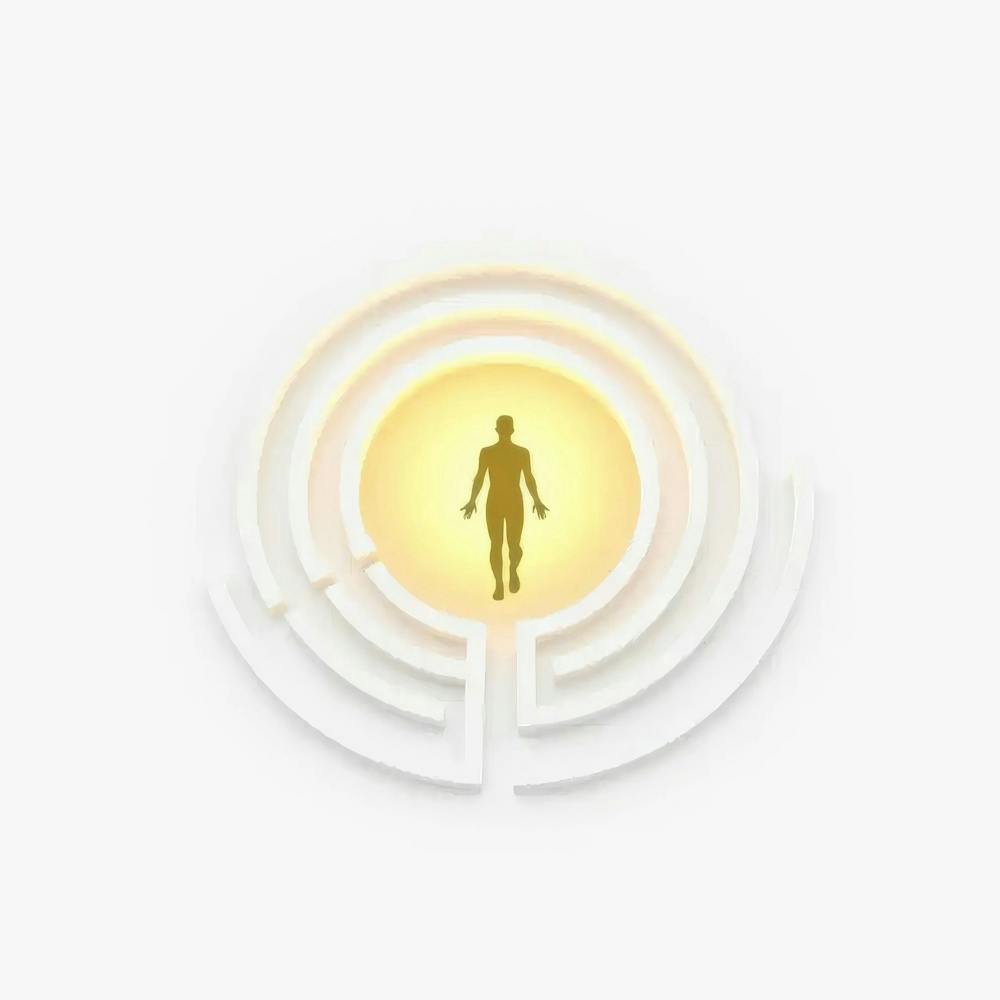 Person In A Maze