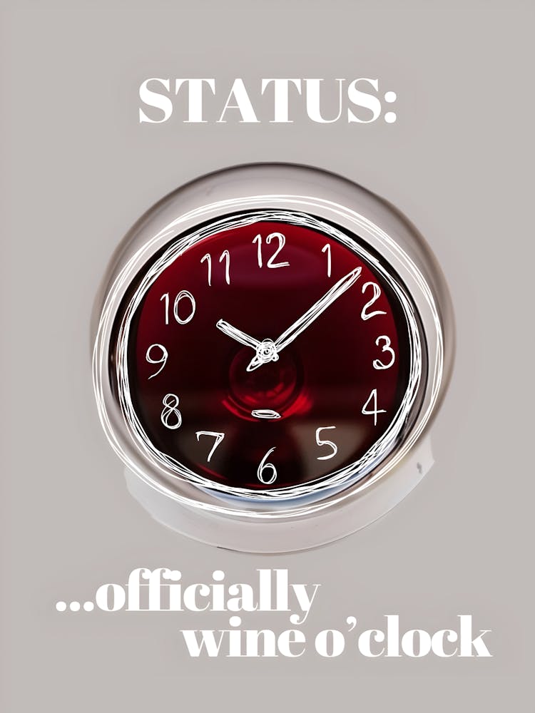 Status Officially Wine O Clock