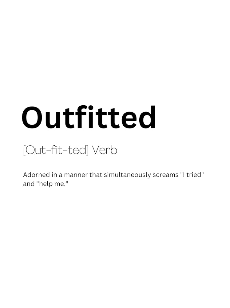 Outfitted Definition Meaning
