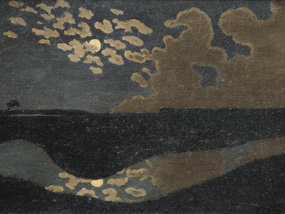 Moonlight, 1894 by Felix Edouard Vallotton