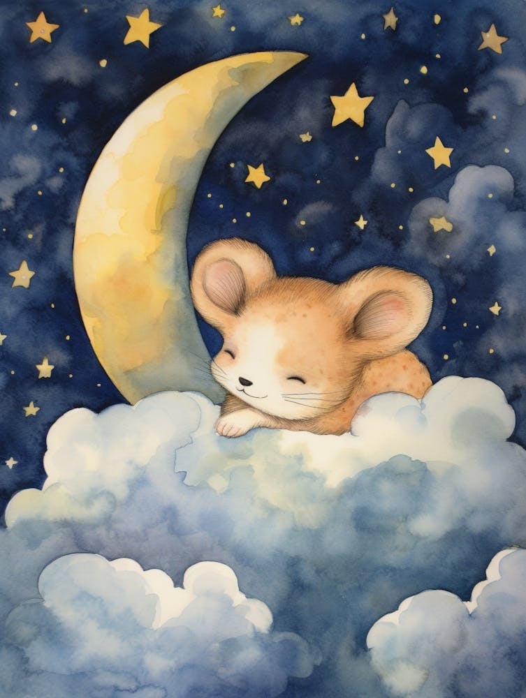 Baby Mouse 2 Sleeping In The Clouds