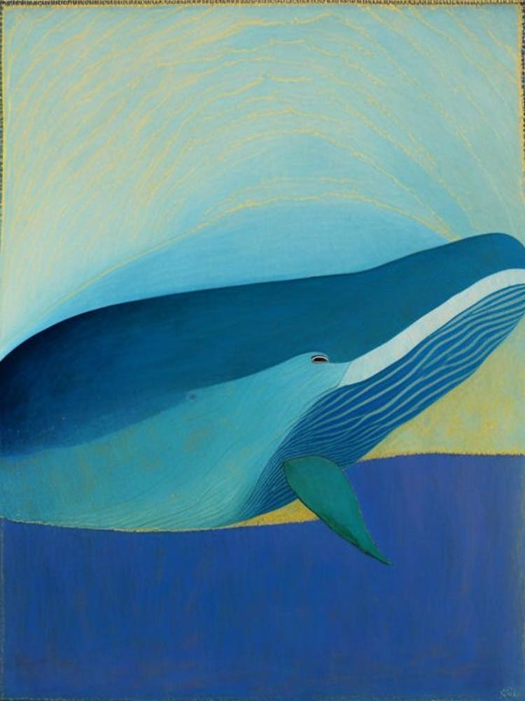 Blue Whale Abstract 2