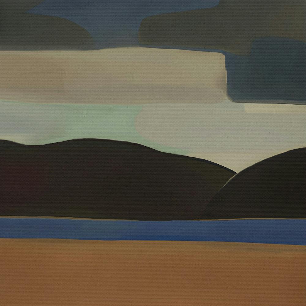 Abstract Landscape at Night